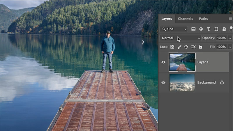 merge photos in photoshop