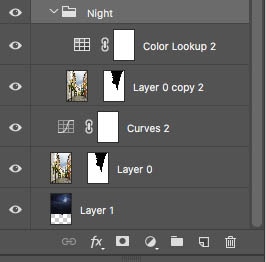 Making a layer group in photoshop