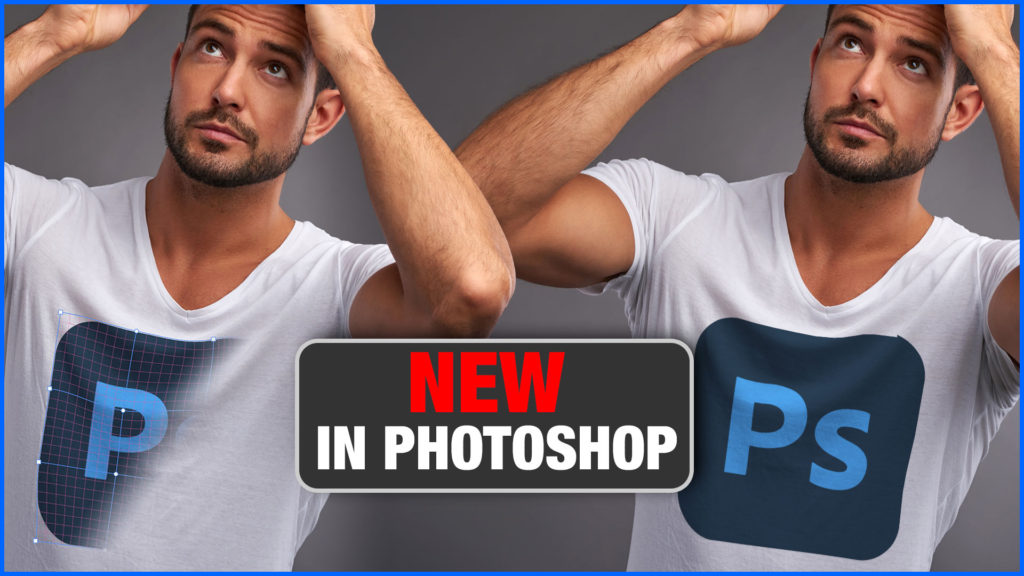 how to use solit warp in photoshop to make an image match clothing