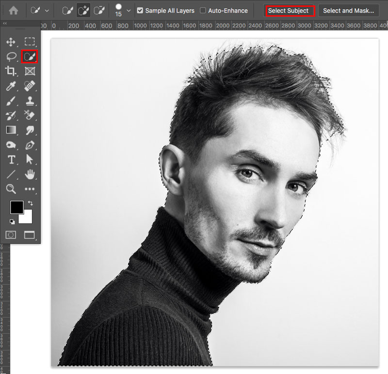 select subject in photoshop